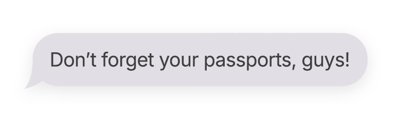 Text message